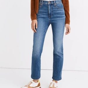 Madewell Slim Demi Boot Jean, Size 30